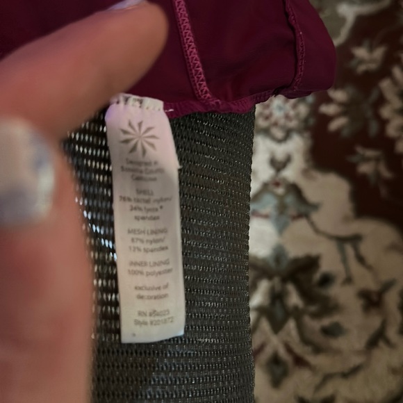 Athleta, Women’s Small, Energy Running Sports Bra Purple Tank Top - Picture 9 of 10